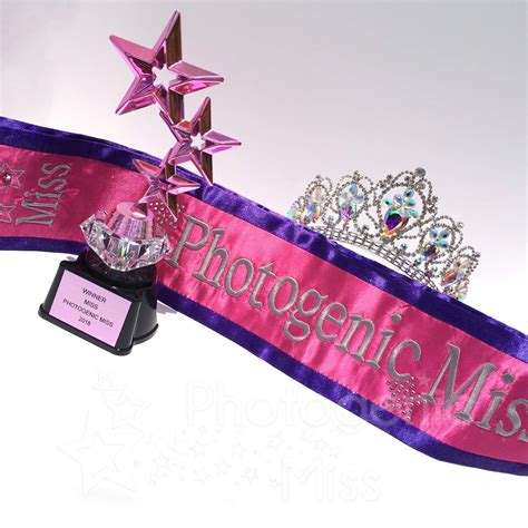 beauty pageant sashes and crowns